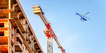 San Francisco Helicopter Lift in City